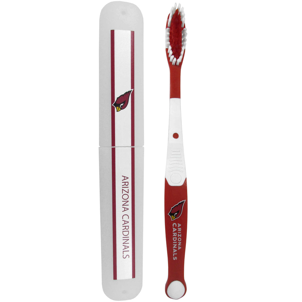 Arizona Cardinals Toothbrush and Travel Case - Arizona Cardinals - Flyclothing LLC