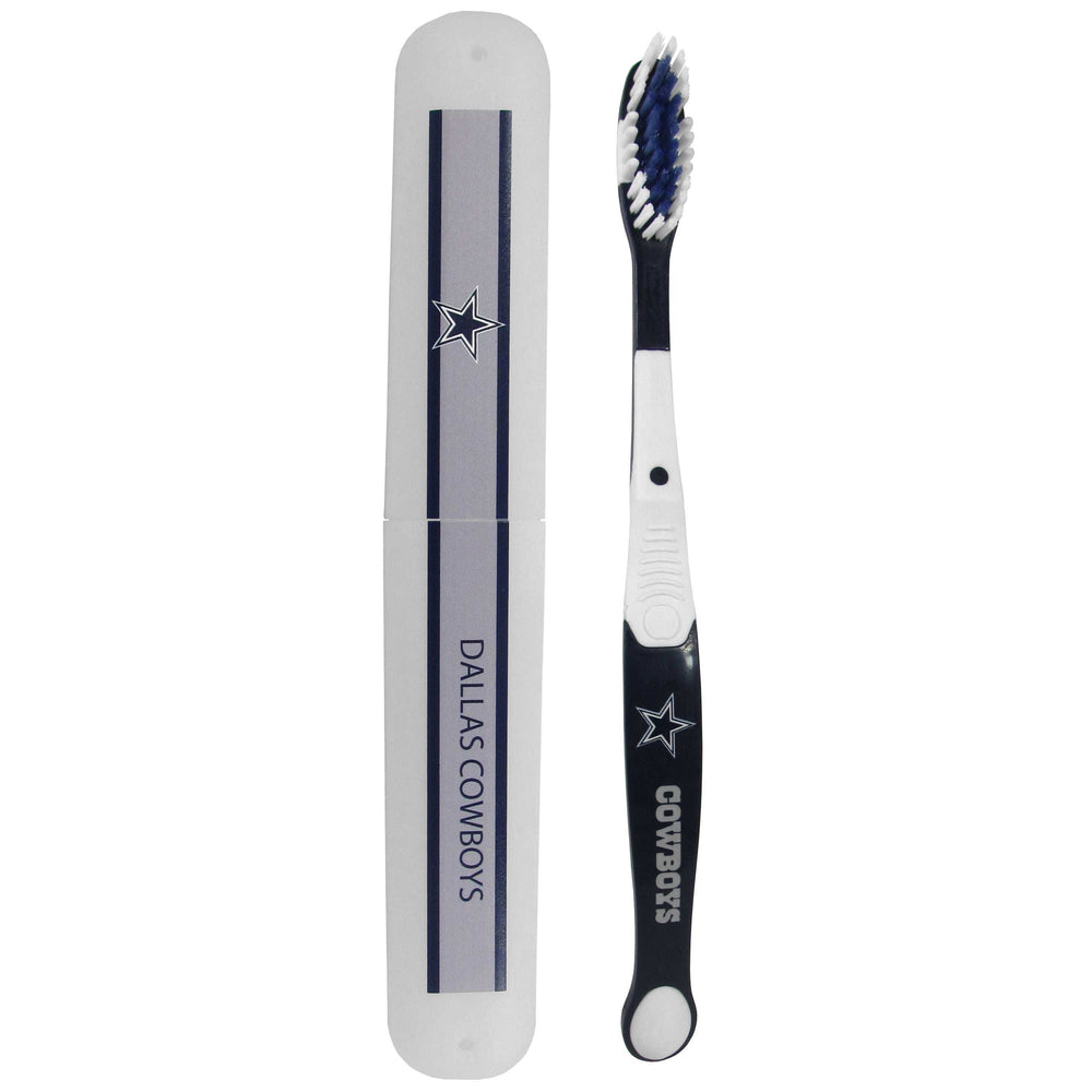 Dallas Cowboys Toothbrush and Travel Case - Dallas Cowboys - Flyclothing LLC
