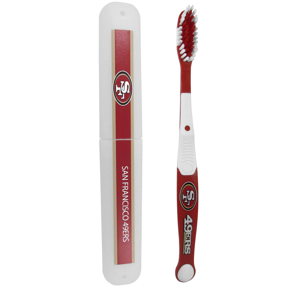 San Francisco 49ers Toothbrush and Travel Case - San Francisco 49ers - Flyclothing LLC