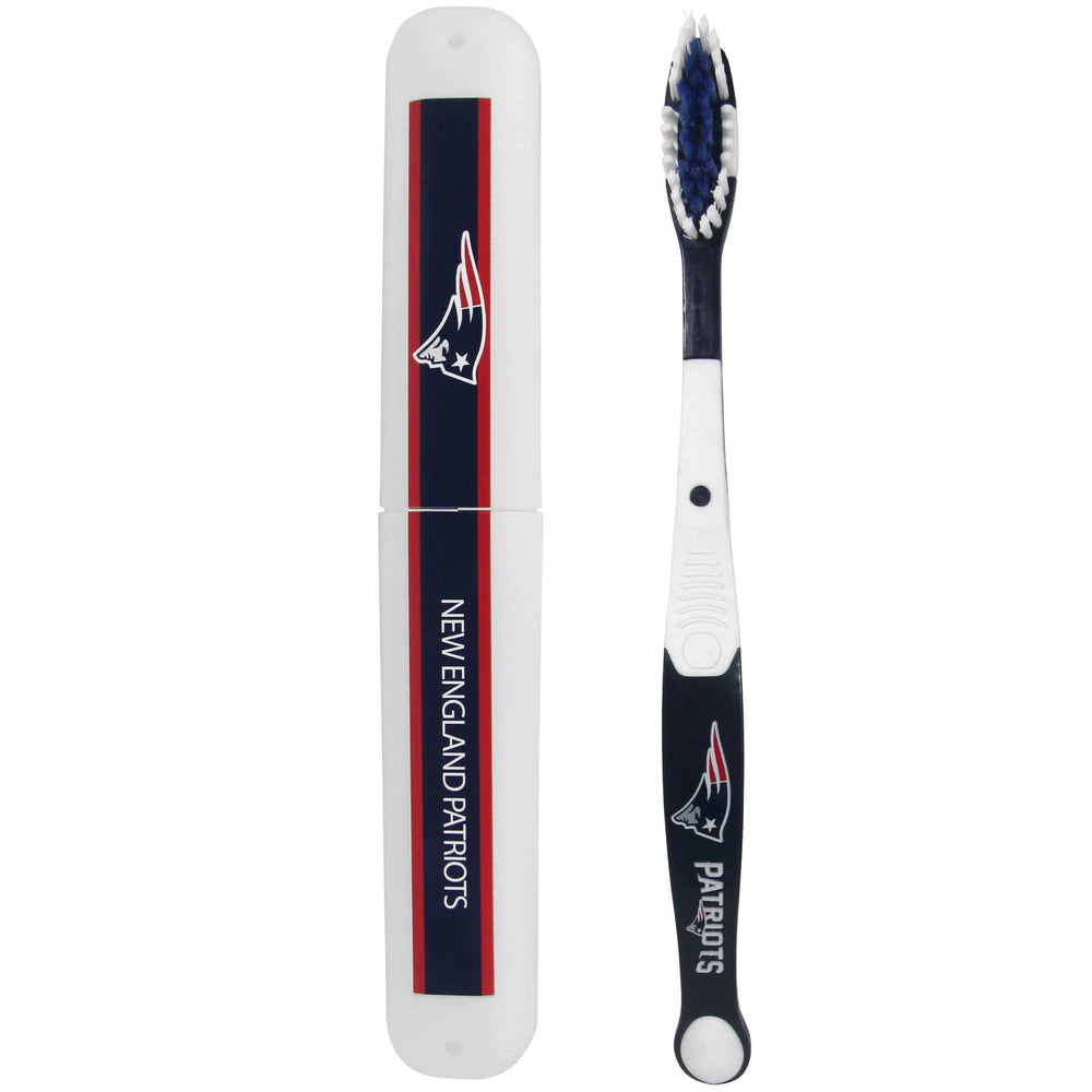 New England Patriots Toothbrush and Travel Case - New England Patriots - Flyclothing LLC