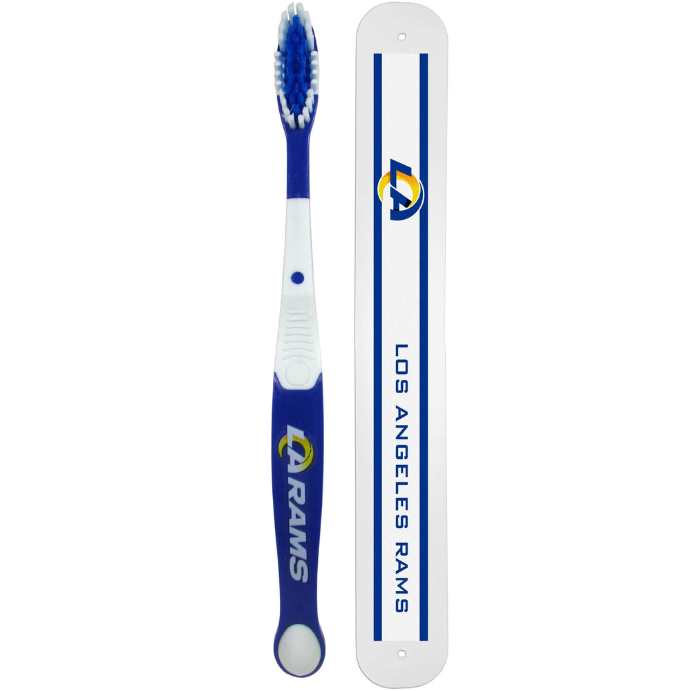 Los Angeles Rams Toothbrush and Travel Case - Los Angeles Rams - Flyclothing LLC