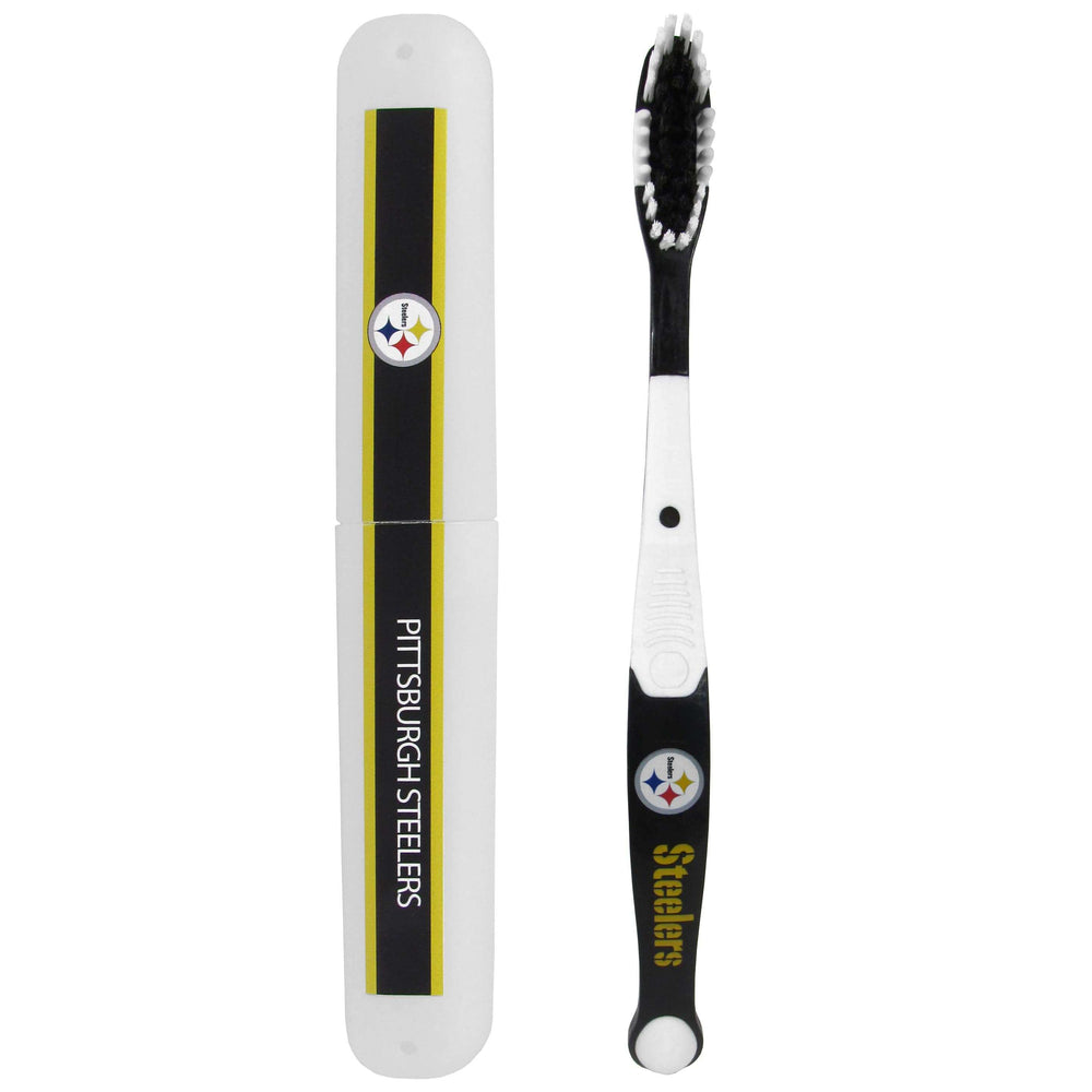 Pittsburgh Steelers Toothbrush and Travel Case - Pittsburgh Steelers - Flyclothing LLC