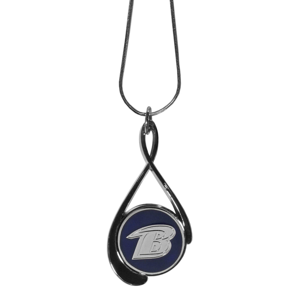 Baltimore Ravens Tear Drop Necklace - Baltimore Ravens - Flyclothing LLC