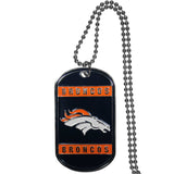 Denver Broncos Tag Necklace - Denver Broncos - Flyclothing LLC