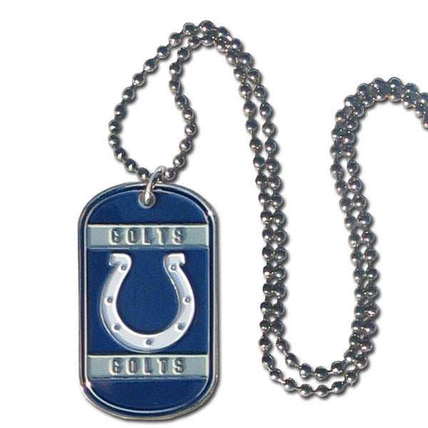 Indianapolis Colts Tag Necklace - Indianapolis Colts - Flyclothing LLC