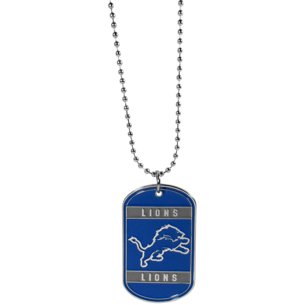 Detroit Lions Tag Necklace - Detroit Lions - Flyclothing LLC