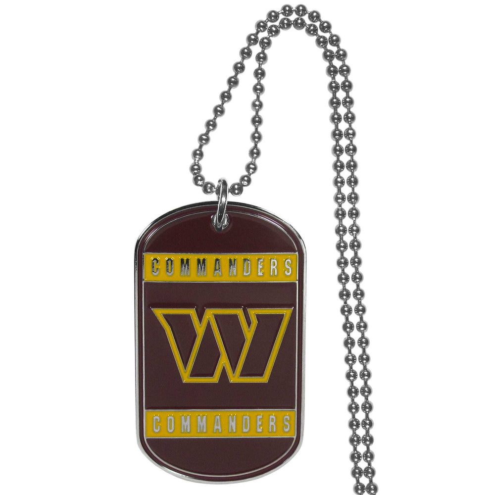 Washington Commanders Tag Necklace - Washington Commanders - Flyclothing LLC
