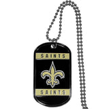 New Orleans Saints Tag Necklace - New Orleans Saints - Flyclothing LLC