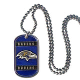 Baltimore Ravens Tag Necklace - Baltimore Ravens - Flyclothing LLC