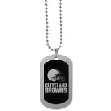 Cleveland Browns Chrome Tag Necklace - Cleveland Browns - Flyclothing LLC