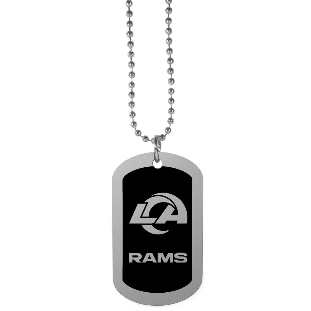 Los Angeles Rams Chrome Tag Necklace - Los Angeles Rams - Flyclothing LLC