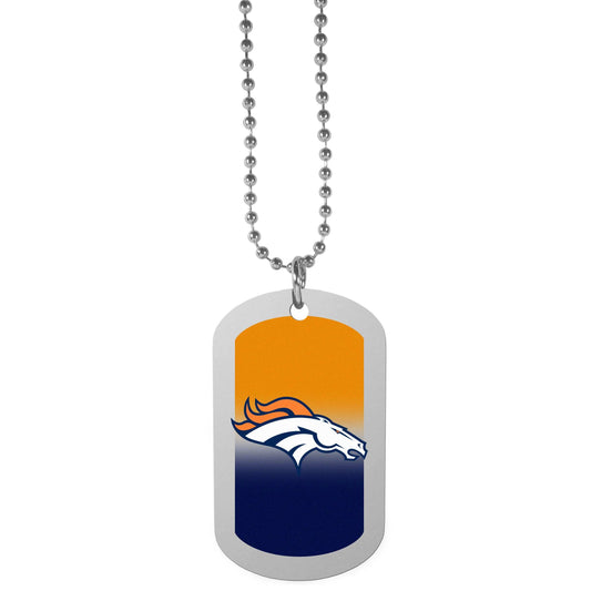 Denver Broncos Team Tag Necklace - Denver Broncos - Flyclothing LLC