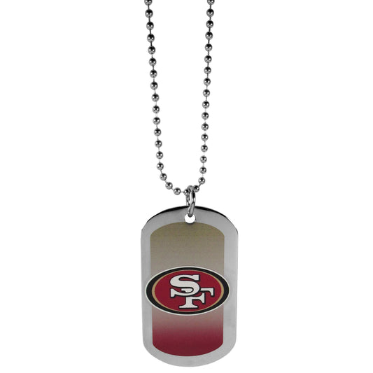 San Francisco 49ers Team Tag Necklace - San Francisco 49ers - Flyclothing LLC