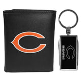 Chicago Bears Tri-fold Wallet & Multitool Key Chain, Black - Chicago Bears - Flyclothing LLC