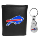 Buffalo Bills Tri-fold Wallet & Steel Key Chain - Buffalo Bills - Flyclothing LLC