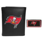 Tampa Bay Buccaneers Tri-fold Wallet & Color Money Clip - Tampa Bay Buccaneers - Flyclothing LLC