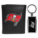 Tampa Bay Buccaneers Tri-fold Wallet & Multitool Key Chain, Black - Tampa Bay Buccaneers - Flyclothing LLC