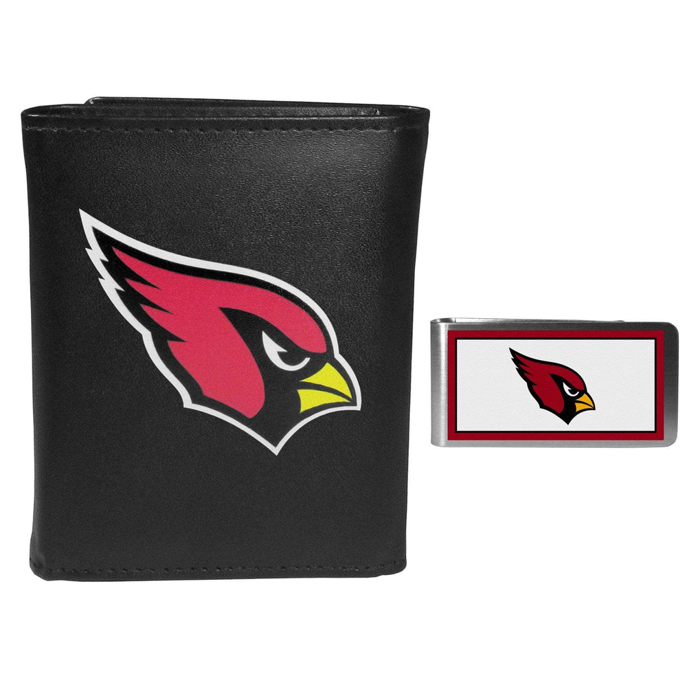 Arizona Cardinals Tri-fold Wallet & Color Money Clip - Arizona Cardinals - Flyclothing LLC