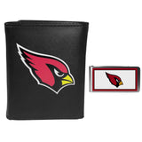 Arizona Cardinals Tri-fold Wallet & Color Money Clip - Arizona Cardinals - Flyclothing LLC