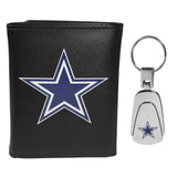 Dallas Cowboys Tri-fold Wallet & Steel Key Chain - Dallas Cowboys - Flyclothing LLC