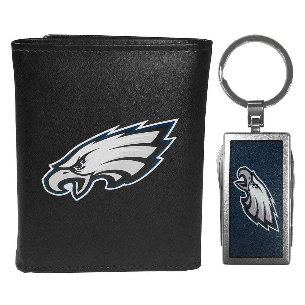 Philadelphia Eagles Tri-fold Wallet & Multitool Key Chain - Philadelphia Eagles - Flyclothing LLC