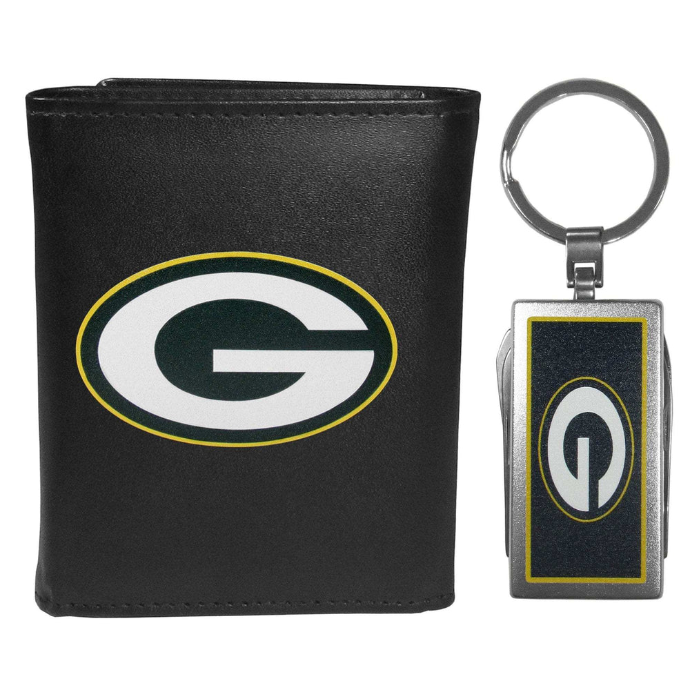Green Bay Packers Tri-fold Wallet & Multitool Key Chain - Green Bay Packers - Flyclothing LLC