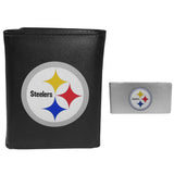 Pittsburgh Steelers Tri-fold Wallet & Money Clip - Pittsburgh Steelers - Flyclothing LLC