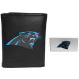 Carolina Panthers Tri-fold Wallet & Money Clip - Carolina Panthers - Flyclothing LLC