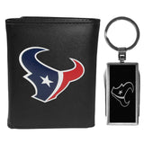 Houston Texans Tri-fold Wallet & Multitool Key Chain, Black - Houston Texans - Flyclothing LLC