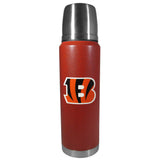 Cincinnati Bengals Football Texture Thermos - Cincinnati Bengals - Flyclothing LLC