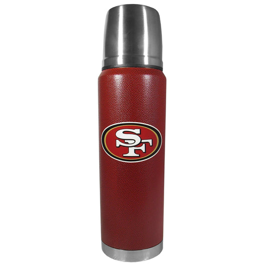 San Francisco 49ers Football Texture Thermos - San Francisco 49ers - Flyclothing LLC