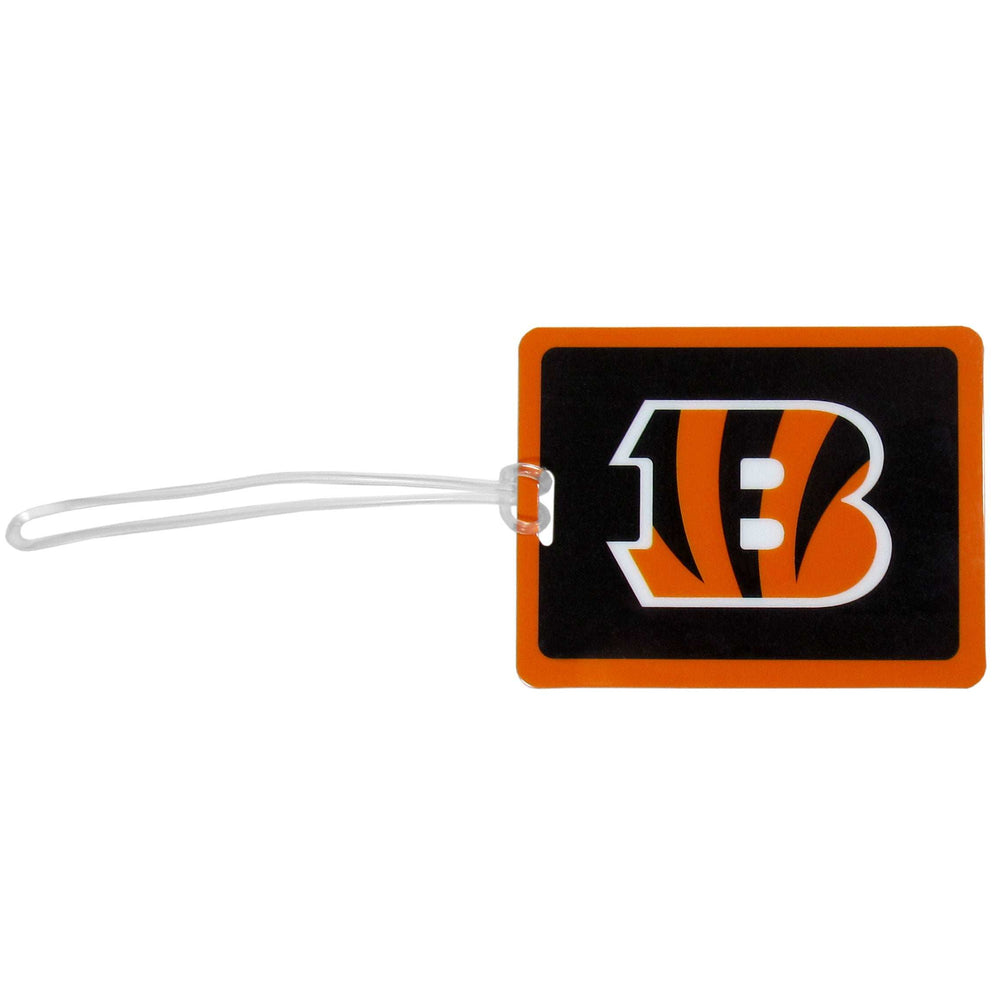 Cincinnati Bengals Vinyl Luggage Tag - Cincinnati Bengals - Flyclothing LLC