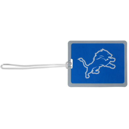 Detroit Lions Vinyl Luggage Tag - Detroit Lions - Flyclothing LLC