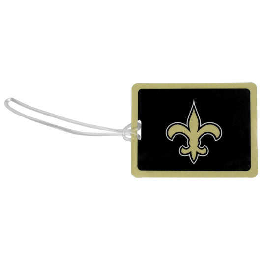 New Orleans Saints Vinyl Luggage Tag - New Orleans Saints - Flyclothing LLC