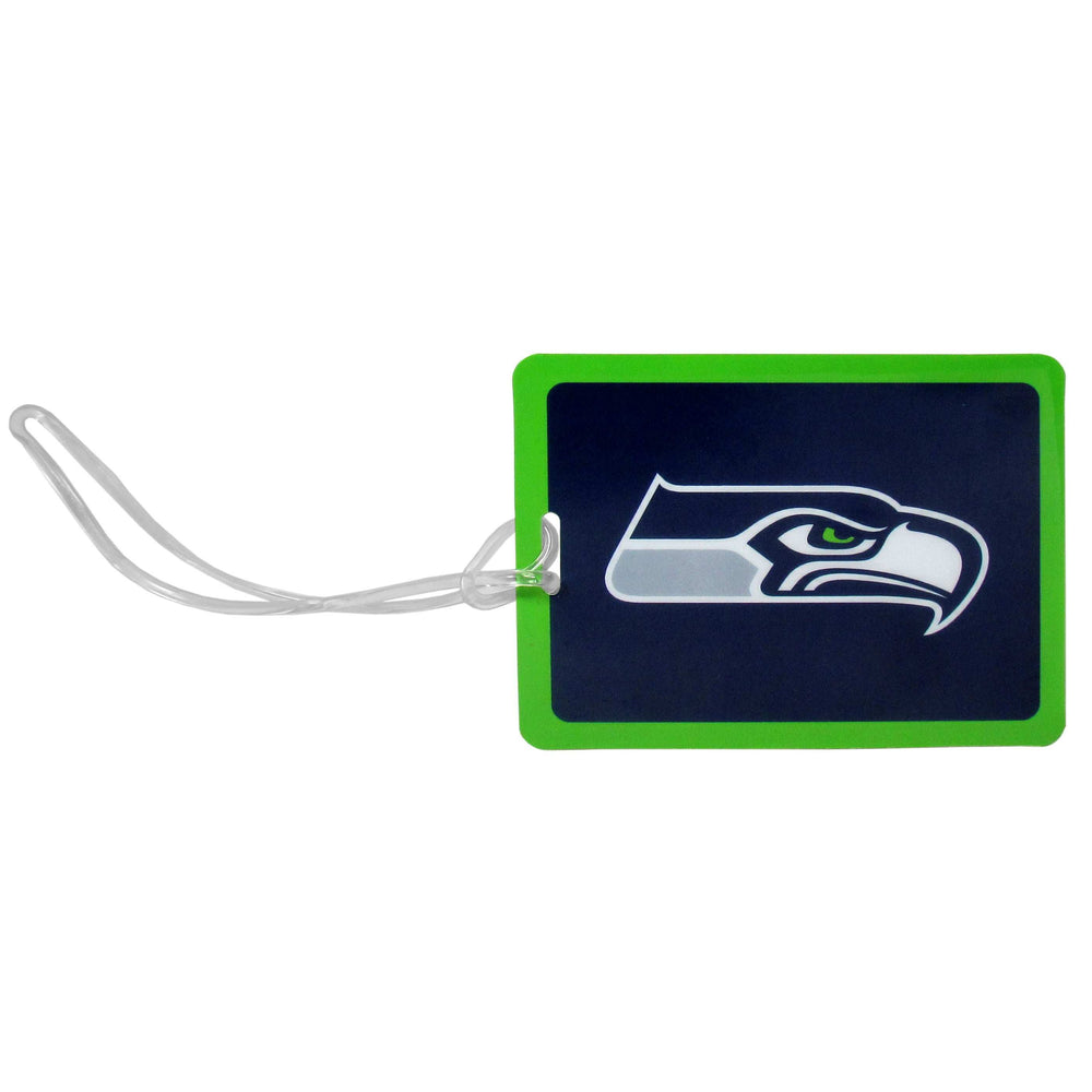 Seattle Seahawks Vinyl Luggage Tag - Seattle Seahawks - Flyclothing LLC