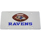 Baltimore Ravens Mirrored License Plate - Baltimore Ravens - Flyclothing LLC