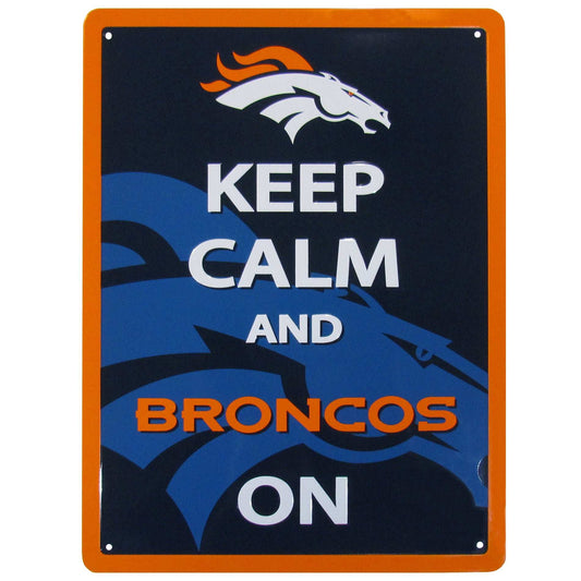 Denver Broncos Keep Calm Sign - Denver Broncos - Flyclothing LLC