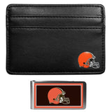 Cleveland Browns Weekend Wallet & Color Money Clip - Cleveland Browns - Flyclothing LLC