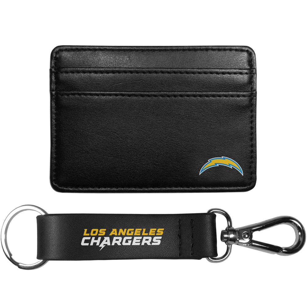 Los Angeles Chargers Weekend Wallet & Strap Key Chain - Los Angeles Chargers - Flyclothing LLC