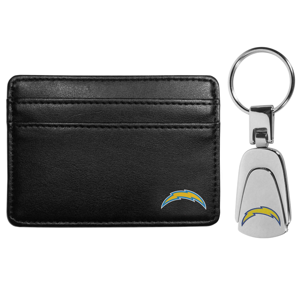 Los Angeles Chargers Weekend Wallet & Steel Key Chain - Los Angeles Chargers - Flyclothing LLC