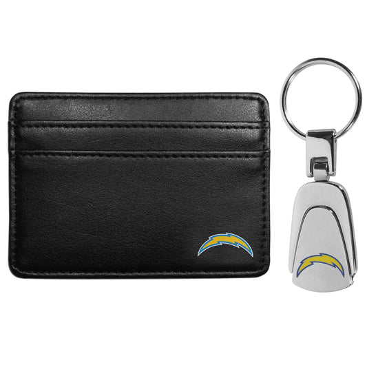 Los Angeles Chargers Weekend Wallet & Steel Key Chain - Los Angeles Chargers - Flyclothing LLC