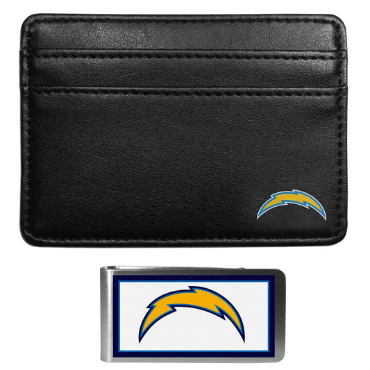 Los Angeles Chargers Weekend Wallet & Color Money Clip - Los Angeles Chargers - Flyclothing LLC