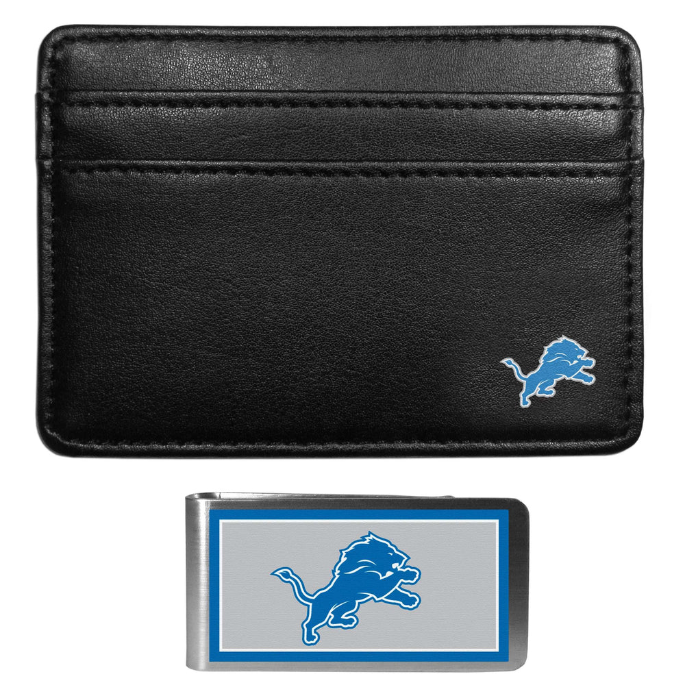 Detroit Lions Weekend Wallet & Color Money Clip - Detroit Lions - Flyclothing LLC