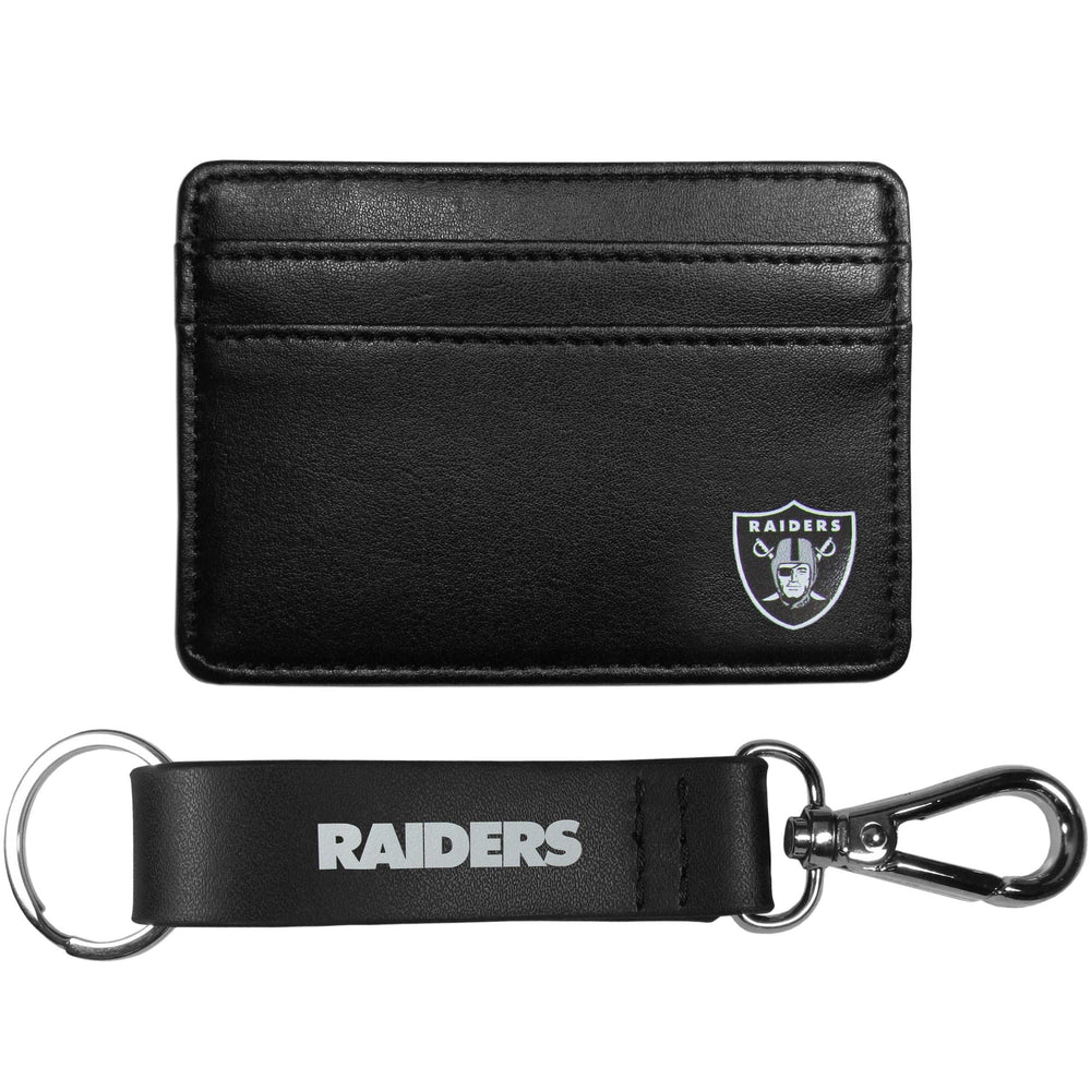 Las Vegas Raiders Weekend Wallet & Strap Key Chain - Las Vegas Raiders - Flyclothing LLC