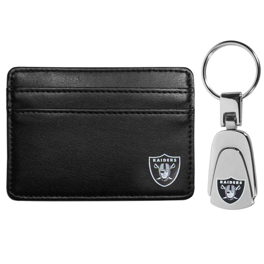 Las Vegas Raiders Weekend Wallet & Steel Key Chain - Las Vegas Raiders - Flyclothing LLC
