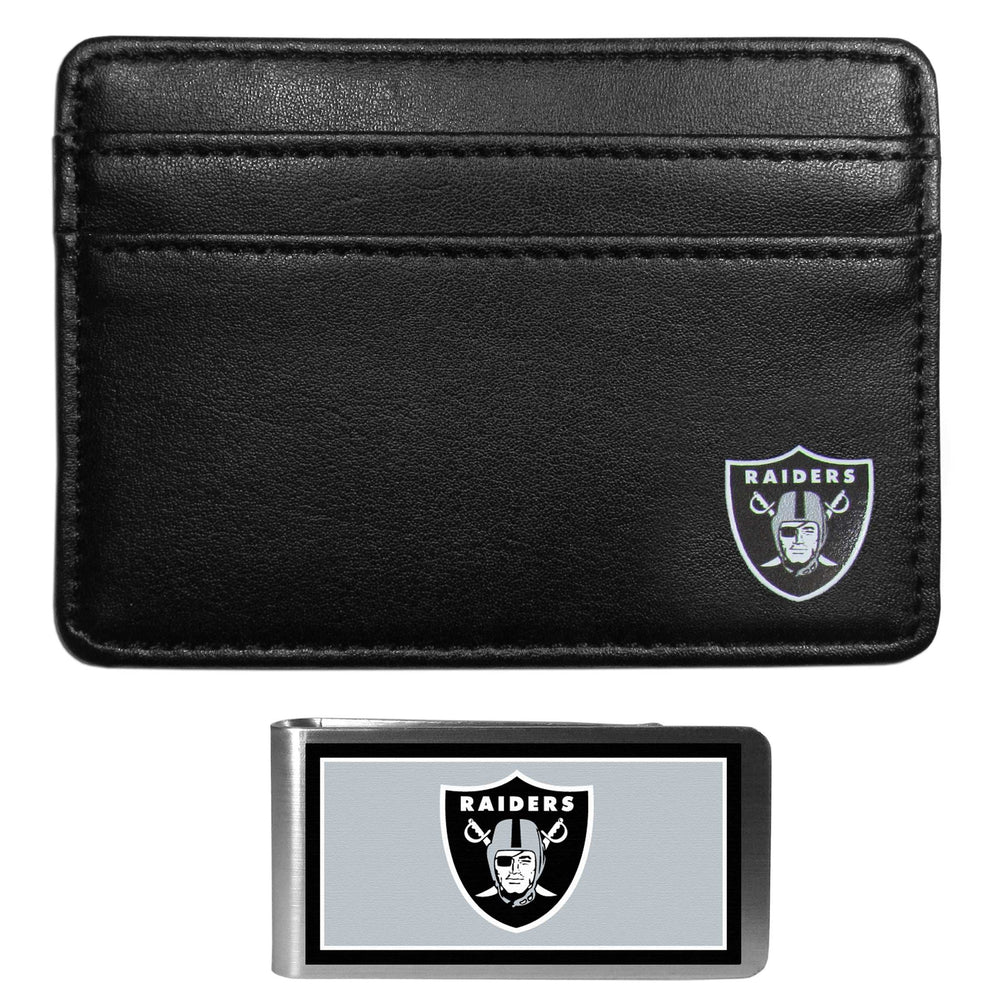 Las Vegas Raiders Weekend Wallet & Color Money Clip - Las Vegas Raiders - Flyclothing LLC