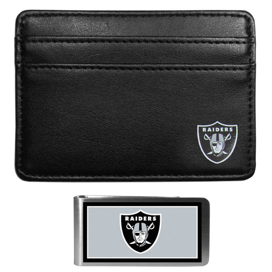 Las Vegas Raiders Weekend Wallet & Color Money Clip - Las Vegas Raiders - Flyclothing LLC