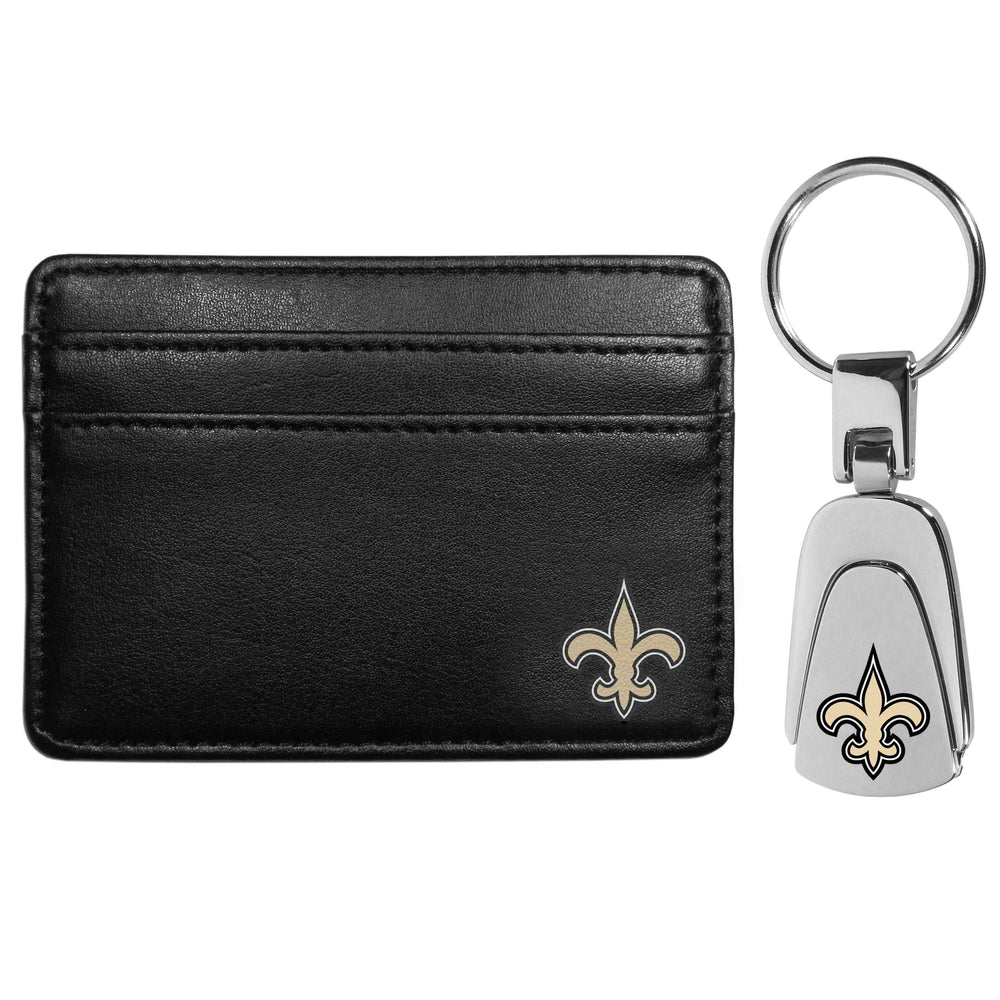New Orleans Saints Weekend Wallet & Steel Key Chain - New Orleans Saints - Flyclothing LLC