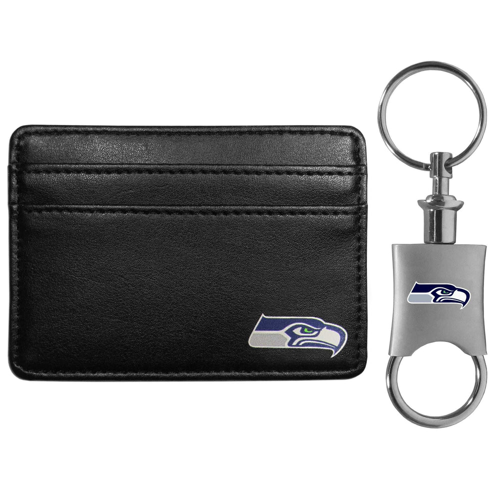 Seattle Seahawks Weekend Wallet & Valet Key Chain - Seattle Seahawks - Flyclothing LLC