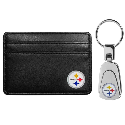 Pittsburgh Steelers Weekend Wallet & Steel Key Chain - Pittsburgh Steelers - Flyclothing LLC